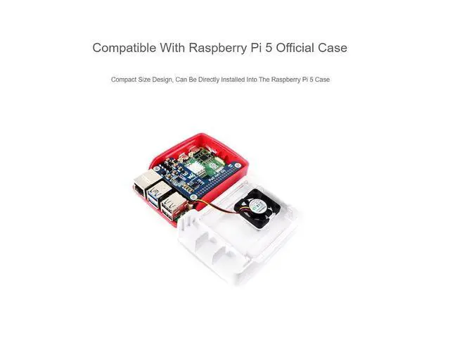 Alt view image 5 of 7 - PoE HAT (G) for Raspberry Pi 5,Power Over Ethernet HAT (G) Expansion Board, IEEE 802.3af/at Network Standard,Compatible with Raspberry Pi 5 Official Case,5V 5A Output
