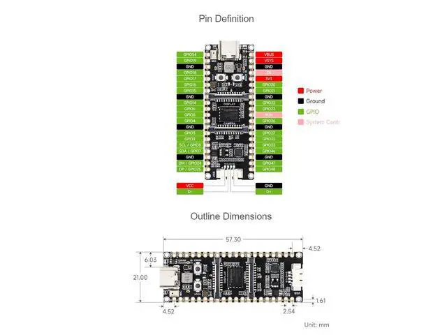 Alt view image 5 of 7 - ESP32-P4-Pico Development Board Based On ESP32-P4,High-Performance MCU with RISC-V 32-bit Ddual-core and Single-core Processors,Rich Human-Machine Interfaces