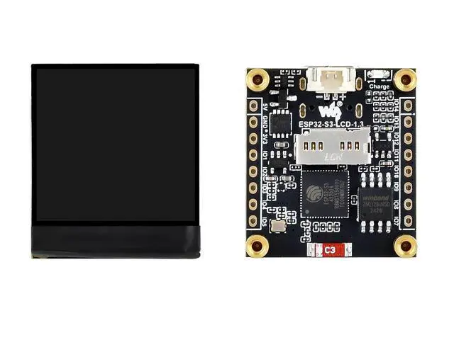 Alt view image 6 of 7 - ESP32-S3 1.3inch Display Development Board 240×240 Pixels 262K Color LCDSupports 90° Hardware Rotation,Built-in ST7789V2 Chip and 6-Axis IMU