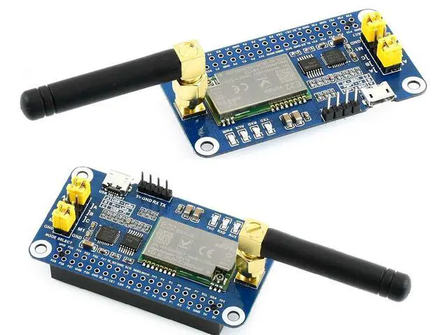 Alt view image 3 of 7 - SX1262 LoRa HAT for Raspberry Pi Series Boards 915MHz Frequency Band,Support Data Transmission up to 5km,Wake on Radio,Wireless Config, Carrier Sensing, Communication Key