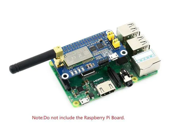 Alt view image 5 of 7 - SX1262 LoRa HAT for Raspberry Pi Series Boards 915MHz Frequency Band,Support Data Transmission up to 5km,Wake on Radio,Wireless Config, Carrier Sensing, Communication Key