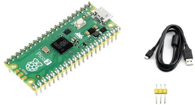 Main image of Pre-soldered Raspberry Pi Pico 2 Microcontroller Mini Development Board with Header,Based on Official RP2350 Chip,Dual-core & Dual-Architecture Design