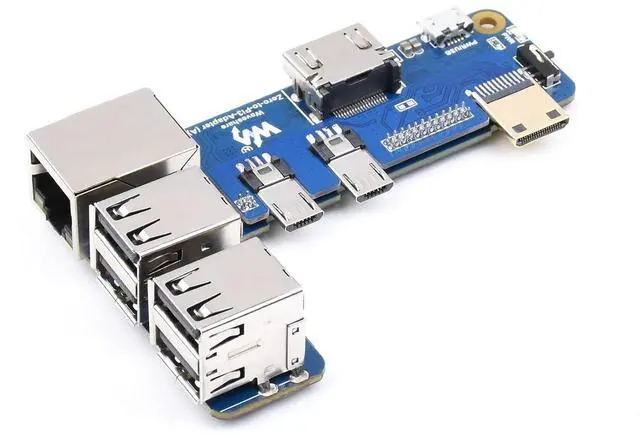 Main image of Pi Zero to Raspberry Pi 3B/B+ Adapter,Based on Raspberry Pi Zero to Reproduce The Original Appearance of The 3B Series,Alternative Solution for Raspberry Pi 3 Model B/B+