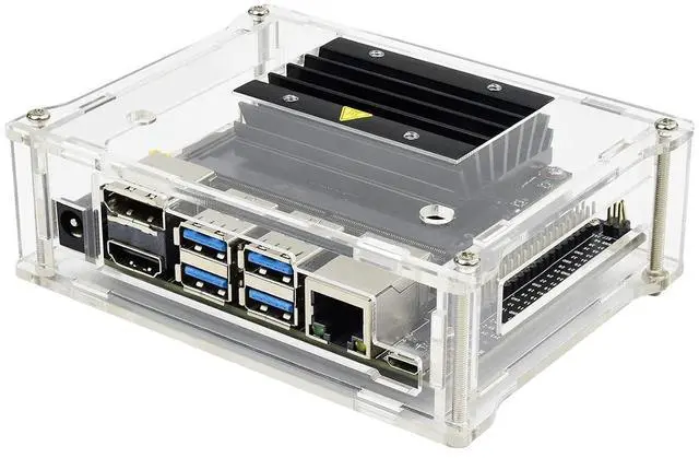 Main image of Acrylic Case (Type A) for The Jetson Nano Developer Kit Supports Cooling Fan Dust Resistant Nice Looking
