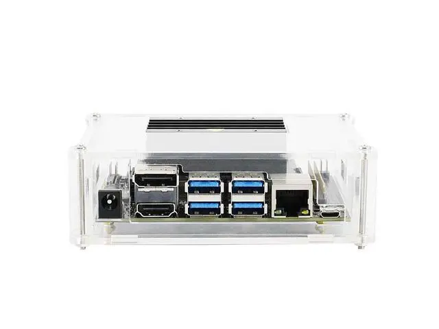 Alt view image 7 of 7 - Acrylic Case (Type A) for The Jetson Nano Developer Kit Supports Cooling Fan Dust Resistant Nice Looking