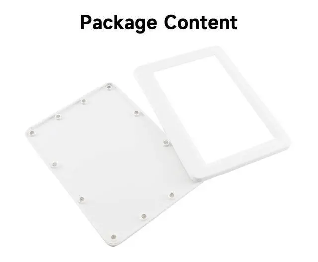 Alt view image 5 of 7 - 7.5inch e-Paper Raw Panel Protection Case ABS Plastic and Better Strength.