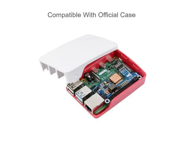 Alt view image 4 of 7 - POE Hat for Raspberry Pi 4 B 3 B+,Mini Power Over Ethernet Hat (E) Expansion Board for Raspberry Pi,IEEE 802.3af-Compliant,Compatible with the Raspberry Pi Official Case