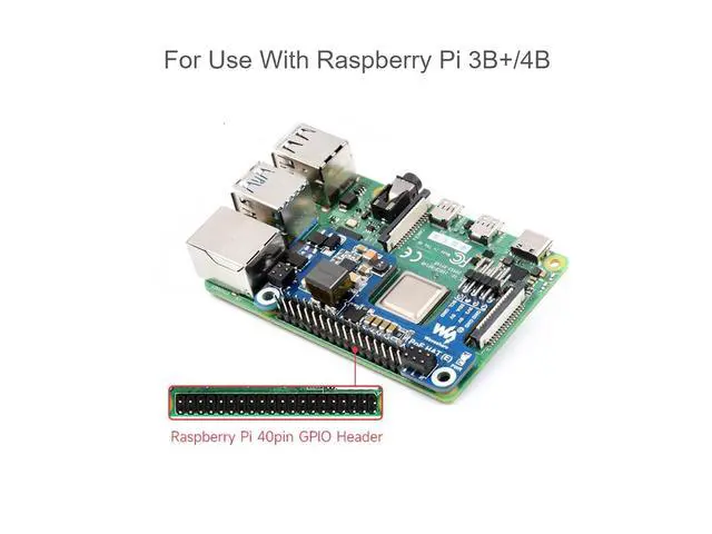 Alt view image 3 of 7 - POE Hat for Raspberry Pi 4 B 3 B+,Mini Power Over Ethernet Hat (E) Expansion Board for Raspberry Pi,IEEE 802.3af-Compliant,Compatible with the Raspberry Pi Official Case