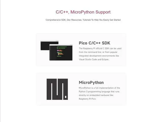 Alt view image 3 of 7 - 2 PCS Pre-soldered Raspberry Pi Pico 2 Microcontroller Development Board with Header Based on Official RP2350 Chip,Dual-core and Dual-Architecture Design