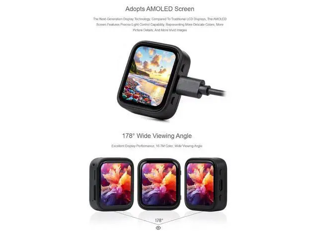 Alt view image 3 of 7 - RP2350 1.8inch Touch AMOLED Display Development Board 368×448 Pixels 16.7M Color Display,Embedded with SH8601 Display Driver and FT3168 Capacitive Touch Chip