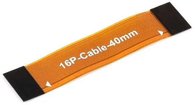 Main image of PCIe Flexible Cable 40mm for Raspberry Pi 5, Compatible with PCIe to 2-CH M.2 HAT+,PCIe to ETH M.2 HAT+,PCIe to M.2 Board (D)