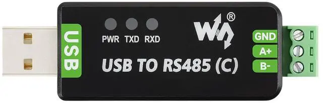 Main image of USB to RS485 (C) Converter Adapter with Original FT232RNL Chip,Industrial Grade Isolated Bidirectional Converter,ESD and TVS Protection,Compatible with Multiple Systems