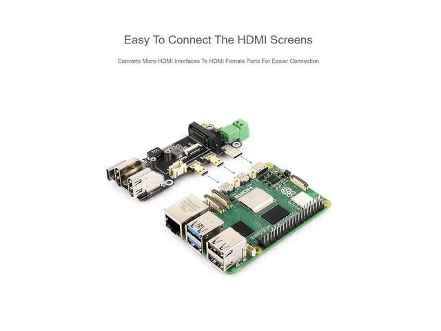 Alt view image 5 of 7 - PCIe to M.2 Multifunctional Adapter Compatible with Raspberry Pi 5,for NVMe Protocol M.2 Solid State Drive,Compatible with 2230/2242 Size M.2 Solid State Drives
