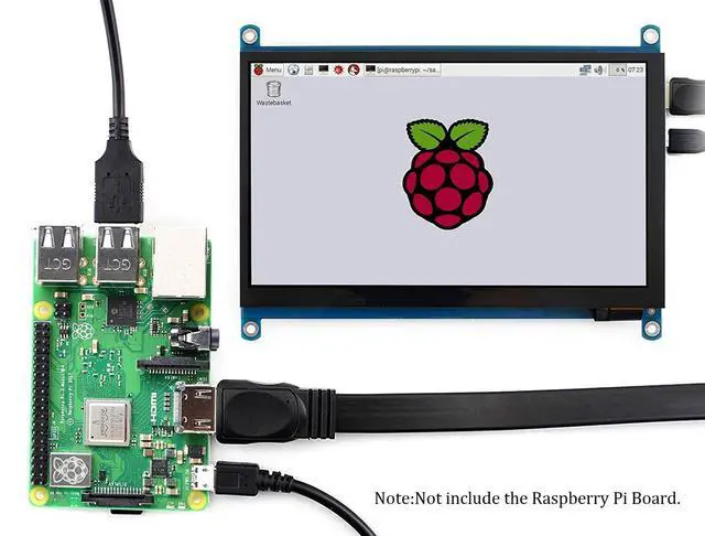 Alt view image 4 of 7 - 7inch HDMI LCD (H) 1024x600 IPS Capacitive Touch Screen LCD Display HDMI Module for Raspberry Pi, Jetson Nano, BB Black, Banana Pi, Microsoft XBOX360 and Nintendo Switch