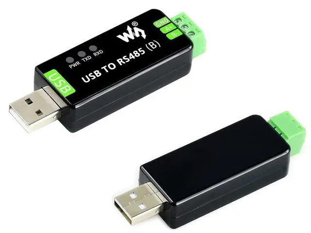 Alt view image 2 of 7 - Industrial USB to RS485 Converter Adapter Original CH343G and SP485EEN Chip,Lightningproof Tube, Resettable Fuse, ESD And TVS Protection Circuits ,Supports Mac, Linux, Android, WinCE, Windows