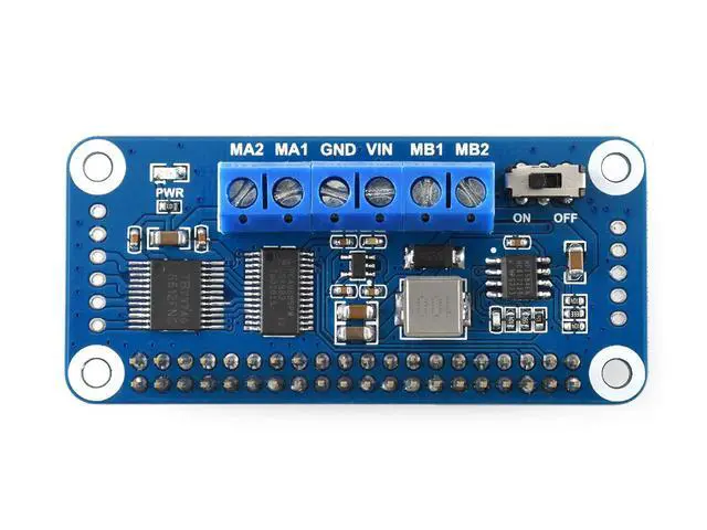 Alt view image 2 of 6 - Motor Driver HAT for Raspberry Pi Zero/Zero W/Zero WH/2B/3B/3B+ Onboard PCA9685 TB6612FNG Driving Two DC Motors I2C Interface 5V 3A