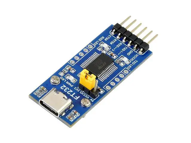 Alt view image 2 of 7 - FT232 USB to UART TTL Serial Converter Adapter Module 3.3V 5V USB UART Board (Type C) FT232RL USB to TTL Adapter Compatible with Mac OS, Linux, Android, Wince, Windows 7/8/8.1/10/11