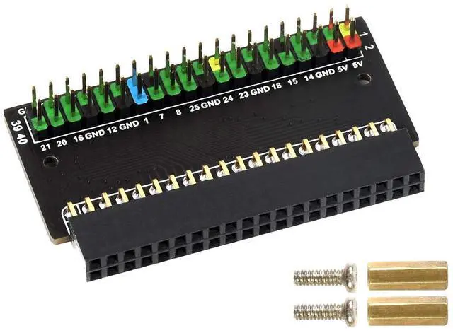 Main image of 40 PIN GPIO Header Adapter Color-Coded Header Expansion Board for Raspberry Pi 400,Easy Expansion