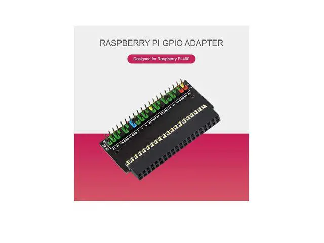 Alt view image 2 of 7 - 40 PIN GPIO Header Adapter Color-Coded Header Expansion Board for Raspberry Pi 400,Easy Expansion