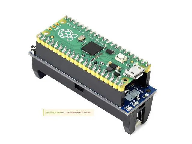 Alt view image 3 of 7 - UPS Module for Raspberry Pi Pico Board Uninterruptible Power Supply UPS HAT Power Management Expansion Board 5V,Monitoring Battery Operating Status via I2C Bus