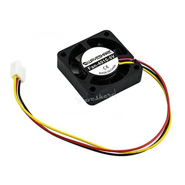 Alt view image 3 of 7 - 2 Pack Dedicated DC 5V Cooling Fan Compatible with NVIDIA Jetson Nano Developer Kit and B01 Version 3PIN Reverse-Proof Connector 40mm×40mm×10mm Fan