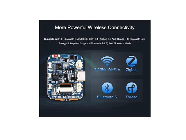 Alt view image 4 of 7 - ESP32-C6 1.69inch LCD Development Board 240×280 Pixels 262K Color IPS Display Supports Wi-Fi 6 / BLE 5 and AI Voice Interaction