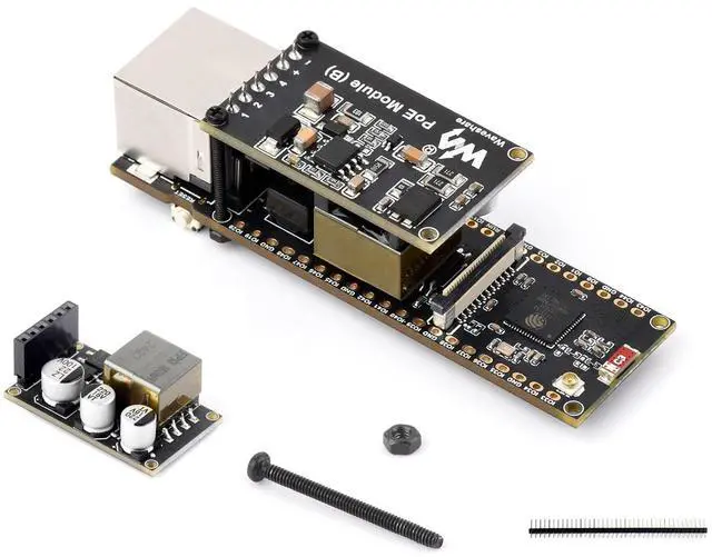 Main image of ESP32-S3 PoE ETH Development Board Based on ESP32-S3R8,ESP32 S3 Ethernet Module, 10/100Mbps RJ45 Ethernet Port,Dual Core Processor,Support Wi-Fi & Bluetooth