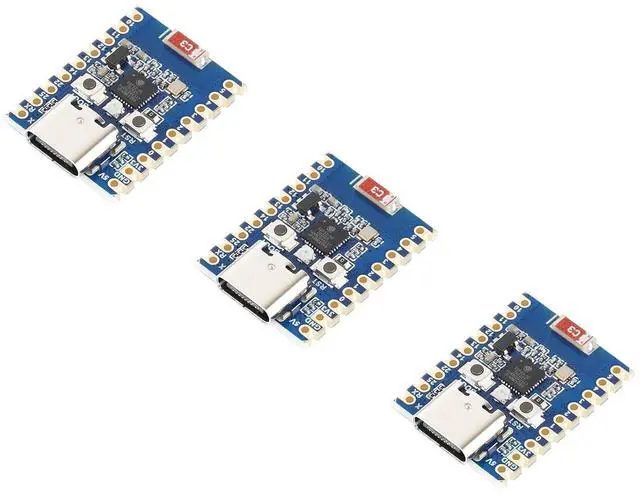 Main image of 3 Pcs ESP32-H2 Mini Development Board Based on ESP32-H2FH4S chip,RISC-V 32-bit Single-core Processor,Supports BLE/Zigbee/Thread Wireless Communication,4MB Flash