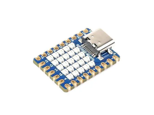 Alt view image 2 of 6 - RP2040-Matrix Mini Development Board RP2040 RGB LED Matrix Board Onboard 5×5 RGB LED Matrix Based on Raspberry Pi Microcontroller Chip RP2040, Supports C/C++, MicroPython, Arduino