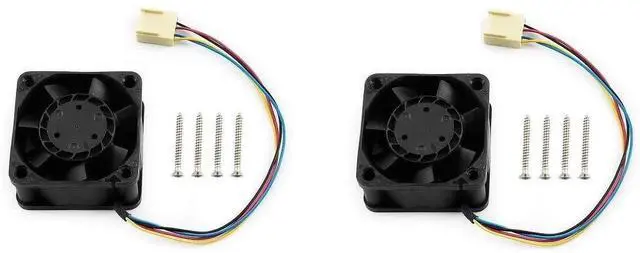 Main image of 2 Pack Dedicated DC 5V Cooling Fan Compatible with NVIDIA Jetson Nano Developer Kit and B01 Version PWM Speed Adjustment Strong Cooling Air Fan 40mm×40mm×20mm with 4PIN Reverse-Proof Connector