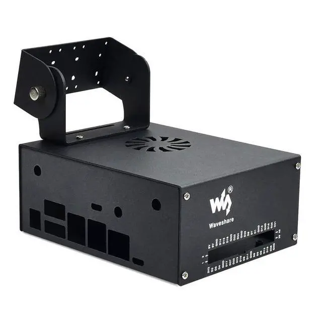 Alt view image 5 of 7 - Metal Case (C) Enclosure for Jetson Nano Developer Kit and B01 Version with Camera Holder,Reset,Power Buttons Compatible IMX219 Series Camera,Wireless-AC8265,Cooling Fan