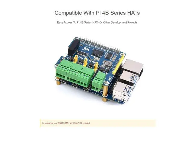 Alt view image 5 of 7 - Compute Module 4 to Raspberry Pi 4B Adapter,Based on Compute Module 4 to Reproduce The Original Appearance of Pi 4 B,Alternative Solution for Raspberry Pi 4B