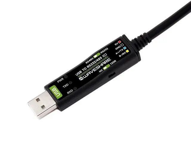 Alt view image 6 of 7 - USB to RS232/485 Serial Port Converter Adapter Cable with Original FT232RNL Chip,Supports Mac, Linux, Android, Win11/10/8.1/8/7,Supports 3.3V / 5V,RS232 / RS485 Communication Switching