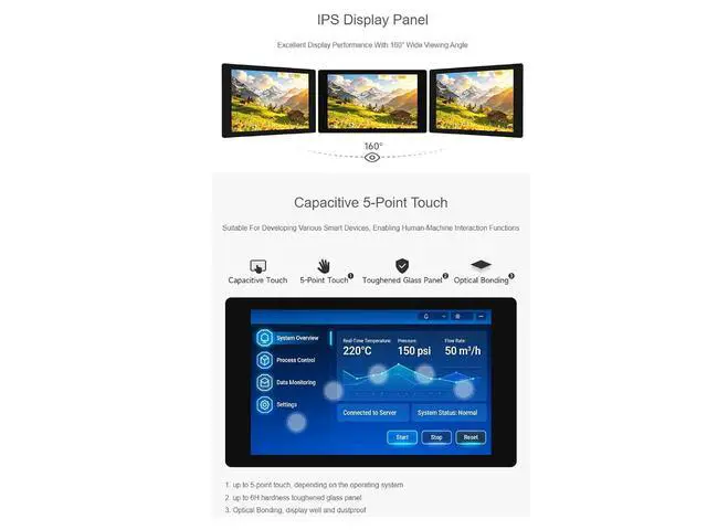 Alt view image 3 of 6 - ESP32-P4-WIFI6 4.3inch LCD Development Board,480×800 Resolution 5-Point Capacitive Touch Display,Based on ESP32-P4 and ESP32-C6,Supports AI Speech Interaction