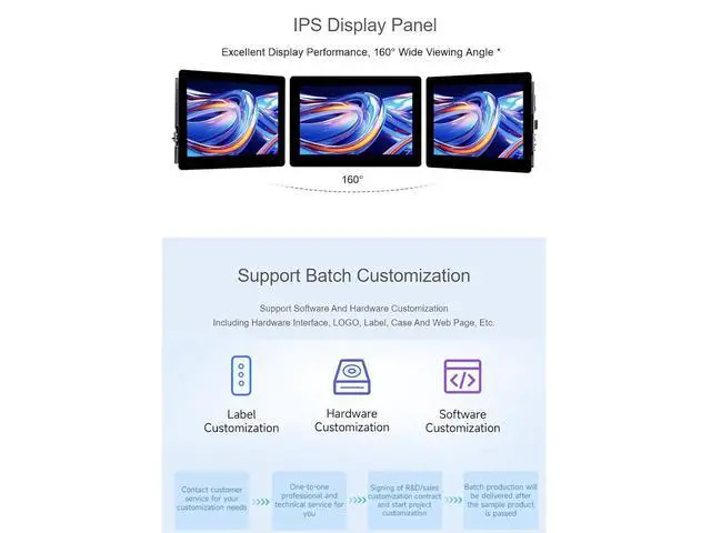 Alt view image 3 of 7 - ESP32-S3 5inch Display LCD Development Board 800×480 Solution IPS Display with 2.4GHz WiFi and BLE 5 Support,32-bit LX7 Dual-core Processor