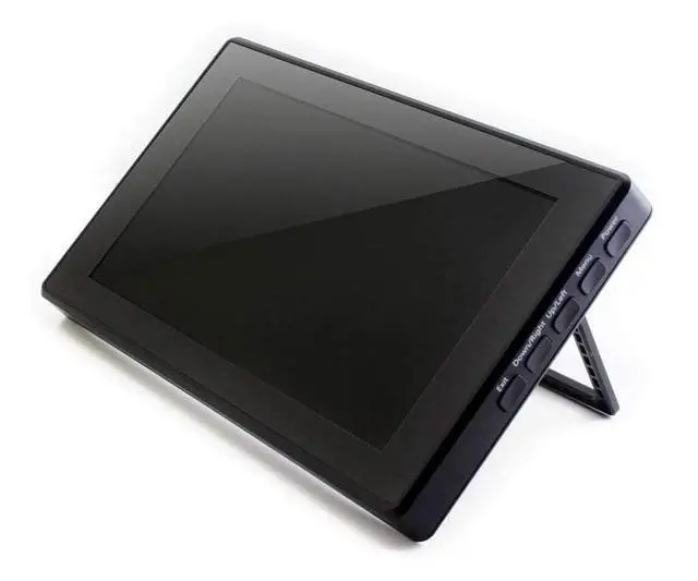 Alt view image 6 of 7 - 7inch HDMI LCD (H) (with case) 1024x600 for Raspberry Pi IPS Display Capacitive Touch Screen Monitor with Toughened Glass Cover Case for Raspberry Pi 4/3/2/1 B B+ A+/Jetson Nano/Windows 10