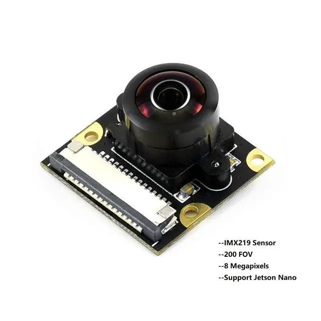 Alt view image 2 of 7 - IMX219-200 Camera for Jetson Nano Developer Kit 8MP Camera Module with IMX219 Sensor 3280 × 2464 Resolution 200 Degree Wide Angle of View Suits for AI Projects
