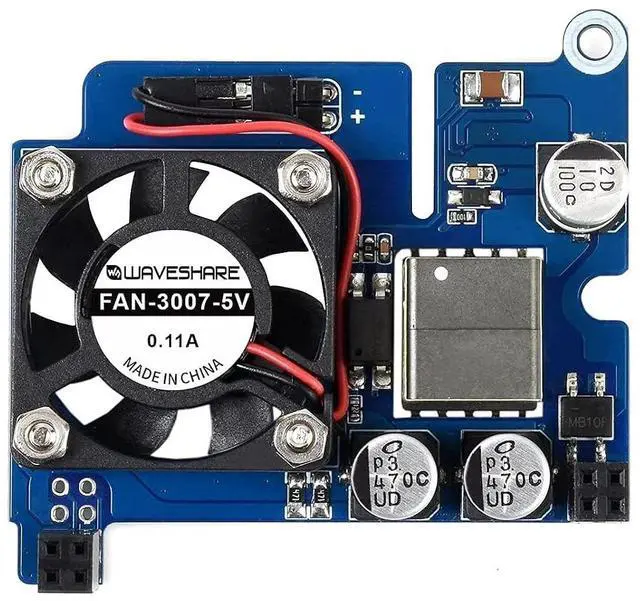 Main image of PoE HAT for Raspberry Pi 4 B/3 B+,Power Over Ethernet HAT (D) with Fan,Support IEEE 802.3af Network,Compatible with Raspberry Pi Official 4B Case