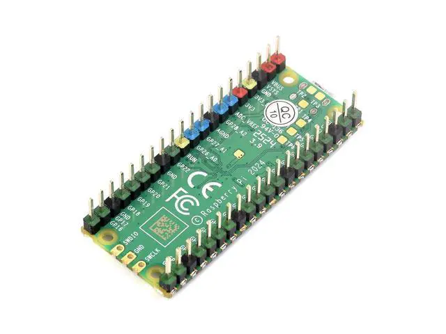 Alt view image 7 of 7 - 2 PCS Color-Coded Pre-soldered Raspberry Pi Pico 2 Microcontroller Development Board with Header Based on Official RP2350 Chip,Dual-core and Dual-Architecture Design