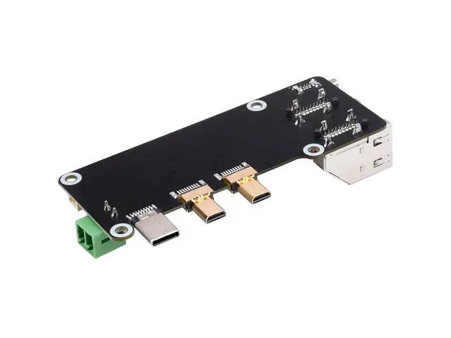 Alt view image 2 of 7 - Micro HDMI to Female HDMI Multifunctional Adapter Board Compatible with Raspberry Pi 5/4 B,Easy to Connect The HDMI Screens,Supports Dual 4K Outputs
