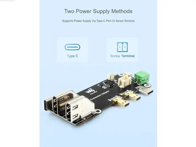 Alt view image 4 of 7 - Micro HDMI to Female HDMI Multifunctional Adapter Board Compatible with Raspberry Pi 5/4 B,Easy to Connect The HDMI Screens,Supports Dual 4K Outputs