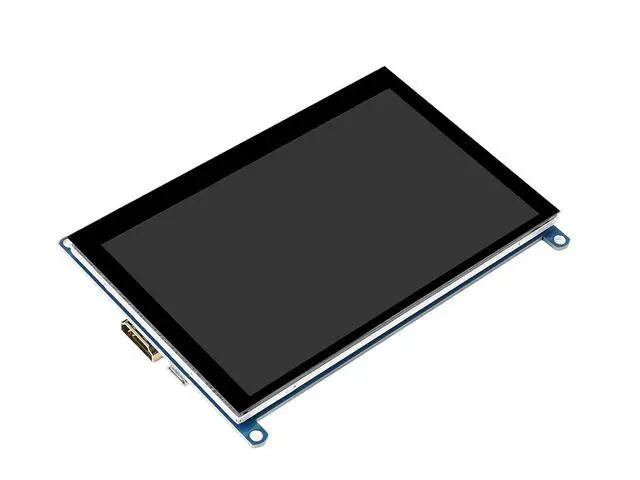 Alt view image 7 of 7 - 5 inch Capacitive Touch Screen TFT LCD Display Toughened Glass Panel 800x480 5inch HDMI H V4 LCD for Raspberry Pi 4B/3B+/3B/Zero/Zero W WH,PC,Support VariousSystems