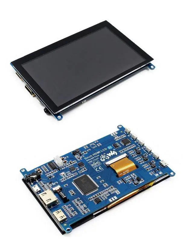 Alt view image 5 of 7 - 5 inch Capacitive Touch Screen TFT LCD Display 800x480 HDMI LCD for Raspberry Pi, BB Black, Jetson Nano Support Systems Windows 10/8.1/8/7, Game Consoles XBOX360, Nintendo Switch
