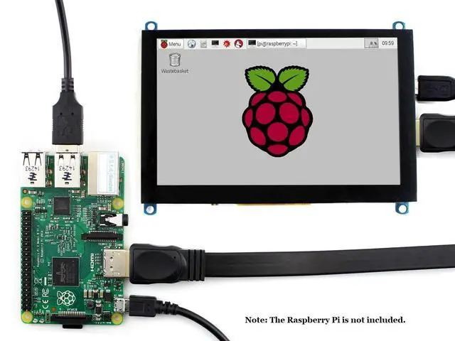 Alt view image 4 of 7 - 5 inch Capacitive Touch Screen TFT LCD Display 800x480 HDMI LCD for Raspberry Pi, BB Black, Jetson Nano Support Systems Windows 10/8.1/8/7, Game Consoles XBOX360, Nintendo Switch