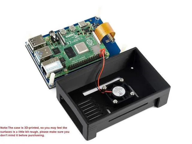 Alt view image 5 of 7 - 4.3inch DSI LCD Capacitive Touch Display with Protection Case for Raspberry Pi 4 B,800×480 Resolution IPS Screen Wide Angle,MIPI DSI Interface