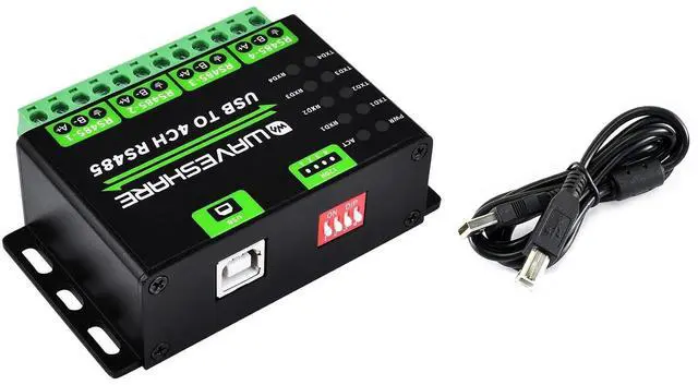 Main image of Industrial USB to 4Ch RS485 Converter Module,Universal Serial Communication,1200~460800bps Reliable Speed,Transmission Distance Up to 1.2km,Supports Win7/8/8.1/10/11, Mac, Linux, Android