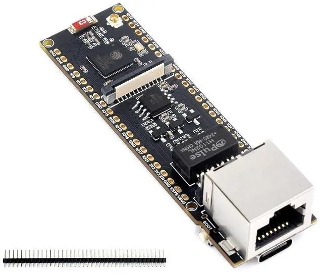Main image of ESP32-S3 ETH Development Board Based on ESP32-S3R8,ESP32 S3 Ethernet Module, 10/100Mbps RJ45 Ethernet Port,Support Wi-Fi & Bluetooth,Dual Core Processor