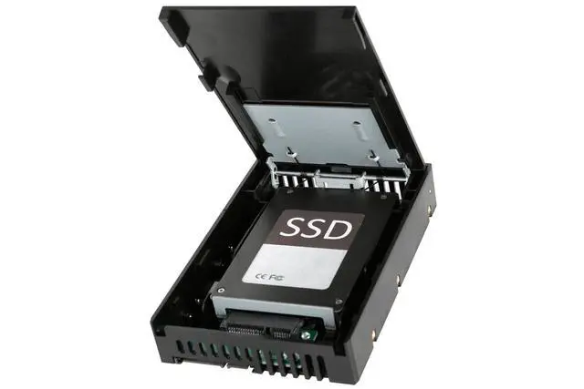 Alt view image 2 of 7 - 2.5 inch to 3.5 inch SATA Hard Drive/SSD Adapter Mounting Bracket for Internal 3.5" Drive Bay | EZConvert Lite MB882SP-1S-1B
