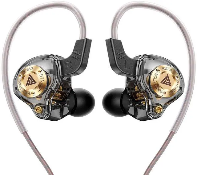 Main image of Wired Gaming Headphones IEM Earphones with 1DDQKZ ENZO in Ear Monitor, HiFi USB C Earbuds, Bass Sound with New 11mm Dynamic Driver for Video Music Gaming (Black)