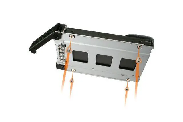 Alt view image 2 of 6 - ToughArmor MB991 MB994 Series Drive Tray with Metal Lock | EZ-Slide Mini Tray MB994TK-B